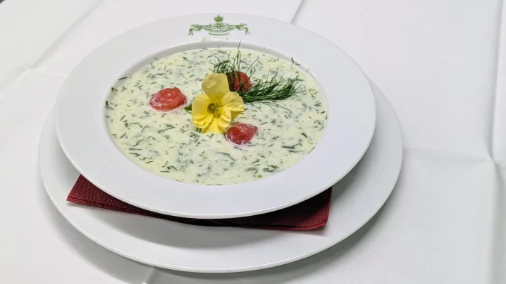 Kalte Gurkensuppe Gasthof zum Fürstenthal