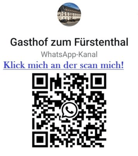 Whatsapp-Kanal Hotel Fürstenthal